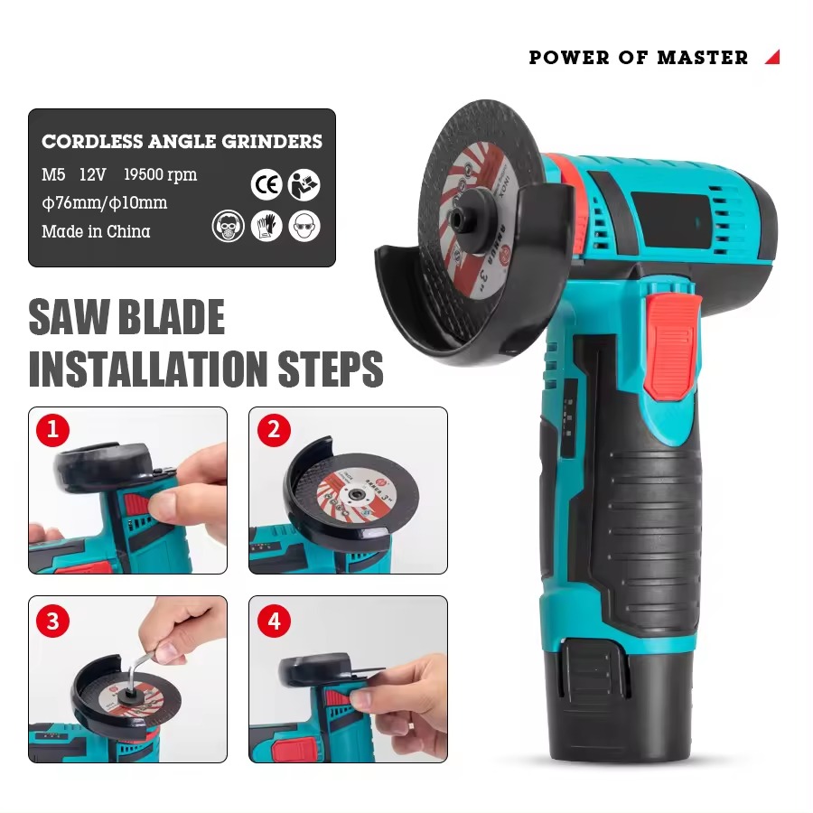 Miniatura 2 de PULIDORA ANGULAR + LLAVE 48 EN 1